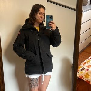 Canada Goose Montebello Parka with Hood Trim